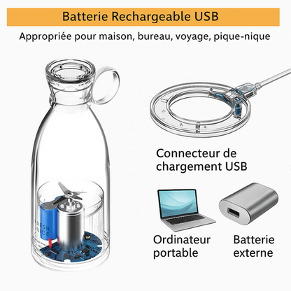 FreshCup© - Mini mixeur portable